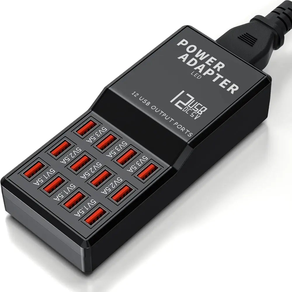 12 Port Multi USB Charging Station