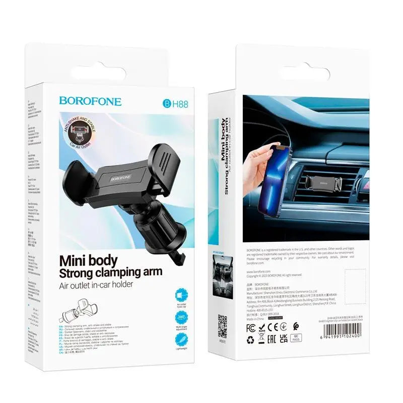 Borofone Enlighten Clip Car Holder-BH88