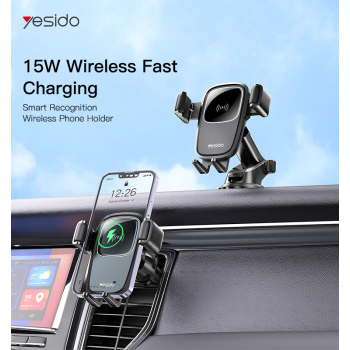 YESIDO WIRELESS CHARGING CAR HOLDER C187