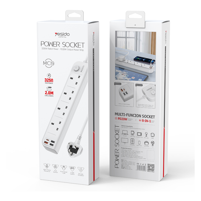 YESIDO POWER SOCKET - MC21