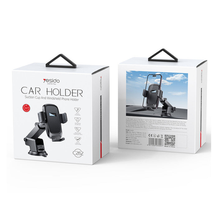 YESIDO SUCTION CUP PHONE CAR HOLDER C262