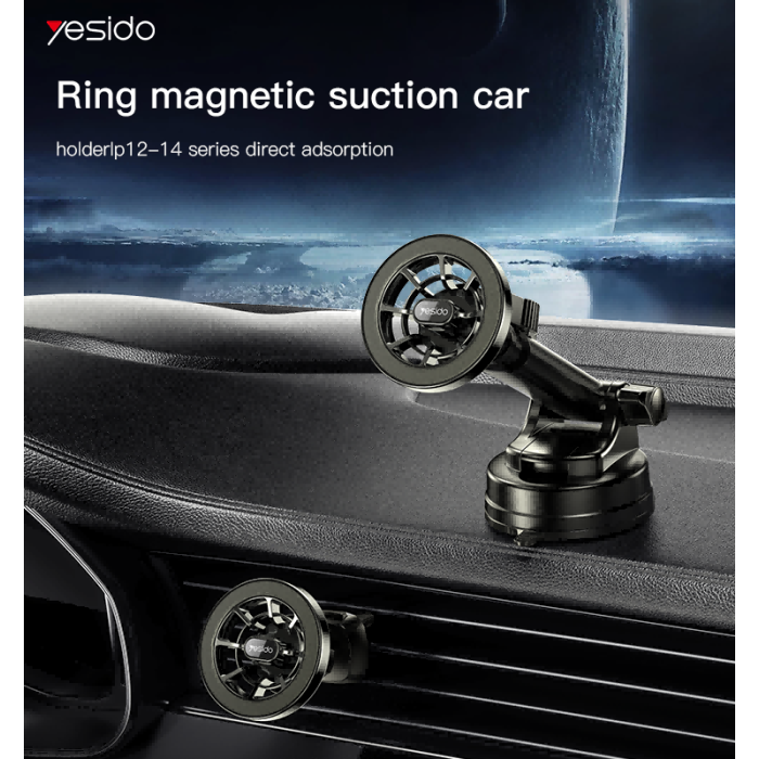 YESIDO LONG ARM ROTATION DASHBOARD AIR VENT MAGNETIC CAR PHONE HOLDER C158