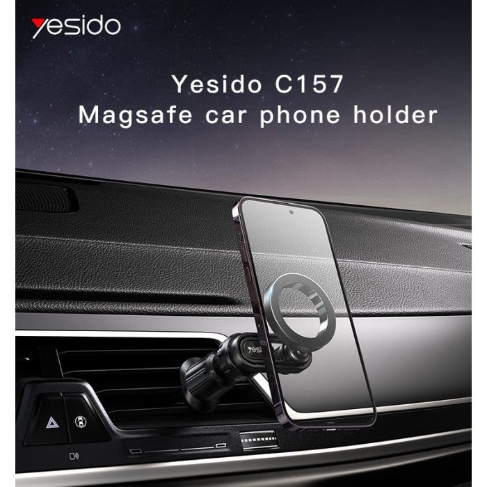 YESIDO STRONG MAGNETIC CAR AIR VENT PHONE HOLDER C157
