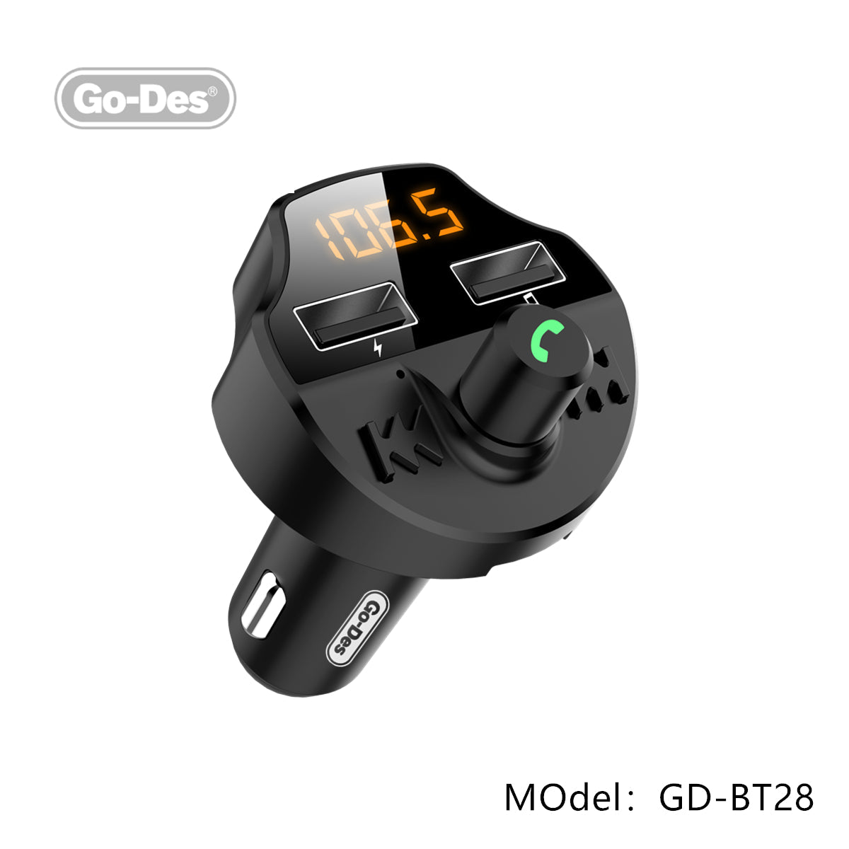 Go-Des Bluetooth FM Car Transmitter