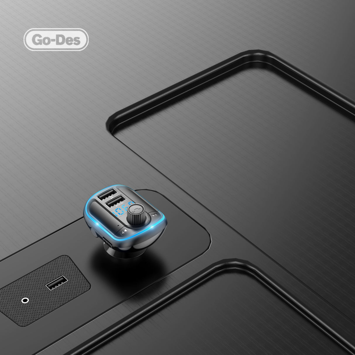 Go-Des Fm transmitter bluetooth wireless Hands-free