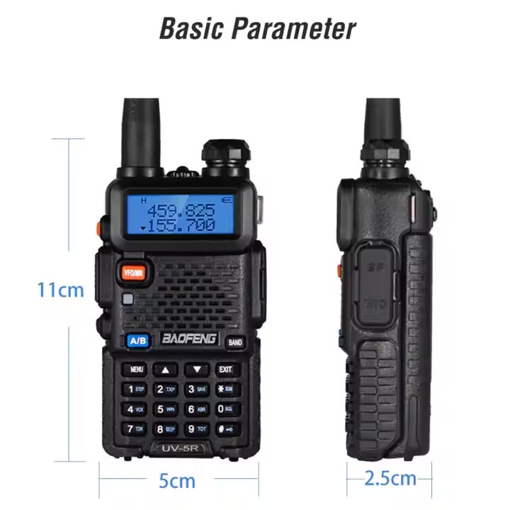 Baofeng UV-5R 8W Dual Band Walkie Talkie Ham Radio