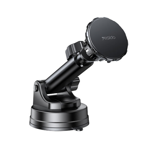 YESIDO SUCTION CUPTYPE TELESCOPIC ROD MAGNETIC CAR PHONE HOLDER C160
