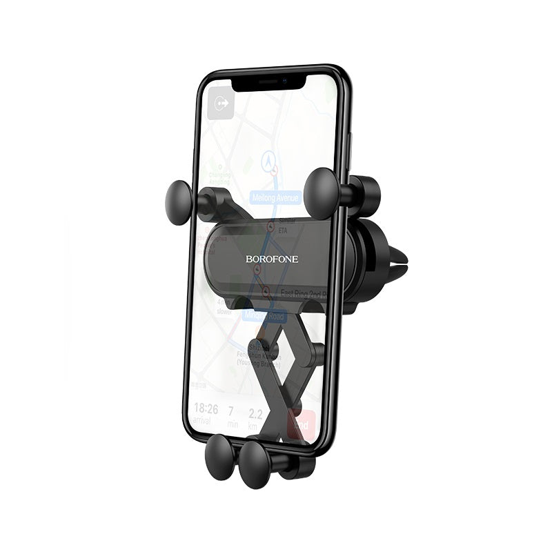 BOROFONE EDDIE AIR OUTLET GRAVITY IN CAR HOLDER-BH19