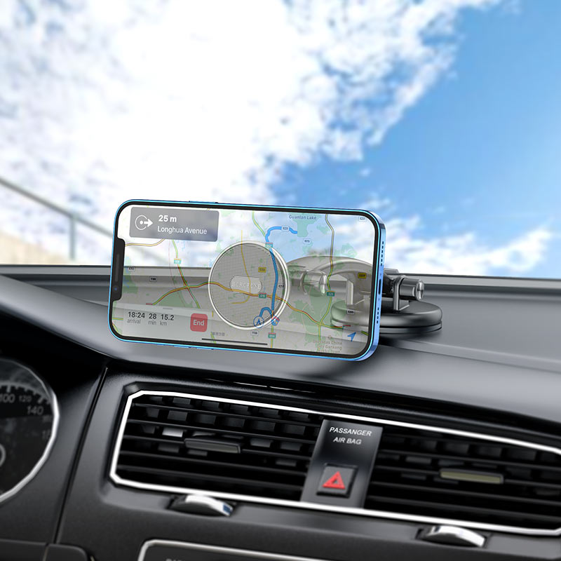 BOROFONE GRACEFUL DUAL AXIS CENTER CONSOLE MAGNETIC CAR HOLDER-BH65