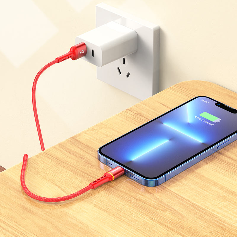 BOROFONE COLOR RING CHARGING DATA CABLE FOR IP-BU33