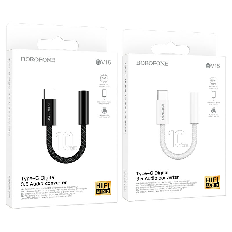 TYPE-C DIGITAL 3.5 AUDIO CONVERTER-BV15