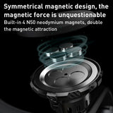 Yesido C159 Suction Cup Type Magnetic Car Phone Holder Set (Black)