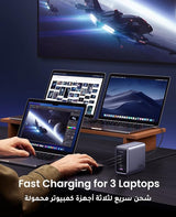 UGREEN 300W [Nexode GaN] USB C Charger 5 Ports Desktop Charging Station