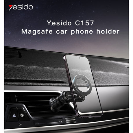 YESIDO STRONG MAGNETIC CAR AIR VENT PHONE HOLDER C157