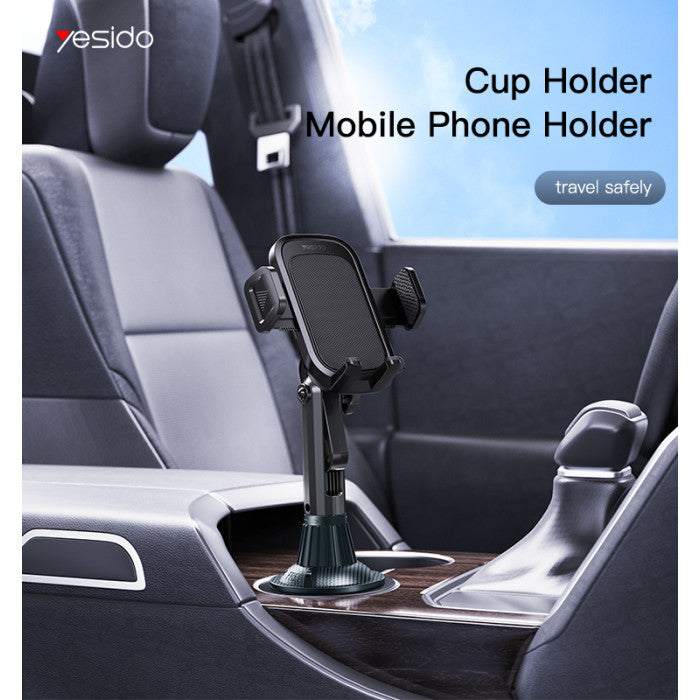YESIDO CAR CUP HOLDER USING PHONE BRACKET C195
