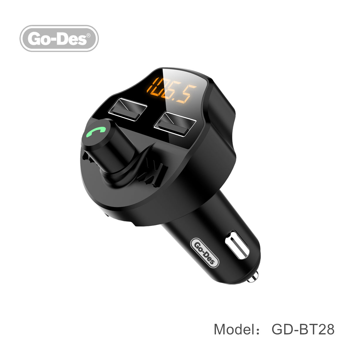 Go-Des Bluetooth FM Car Transmitter