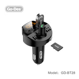 Go-Des Bluetooth FM Car Transmitter