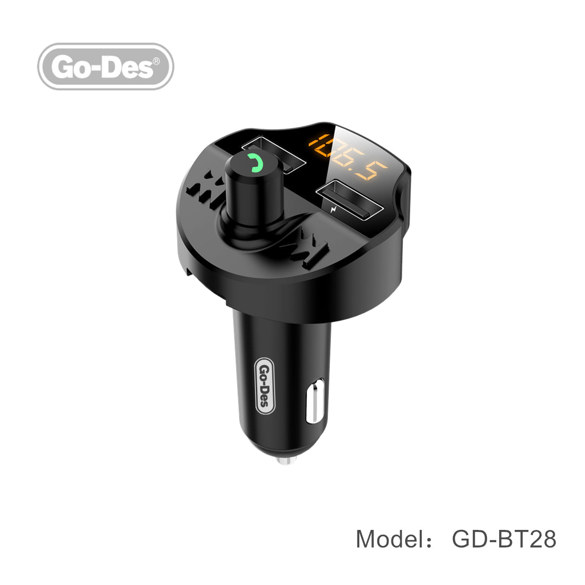 Go-Des Bluetooth FM Car Transmitter