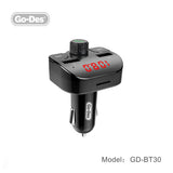Go-Des Dual USB Port Car Charger MP3 Player Car Kit