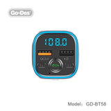 Go-Des Car Radio Adapter Dual Usb Fast Charger