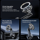YESIDO MAGSAFE MAGNETIC CAR AIR VENT PHONE HOLDER C168