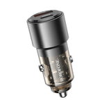SMART 83W DUAL PORT PD65W+QC3.0 CAR CHARGER SET(C TO IP)