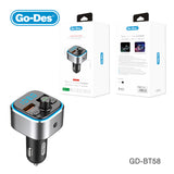 Go-Des Car Radio Adapter Dual Usb Fast Charger
