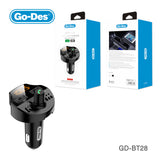 Go-Des Bluetooth FM Car Transmitter