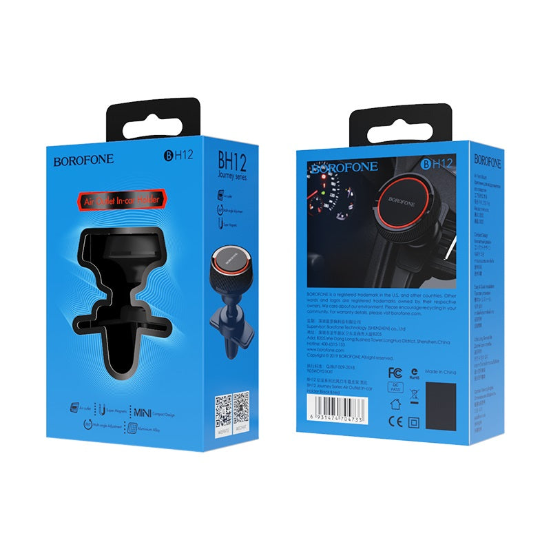 BOROFONE JOURNEY SERIESM AIR OUTLET IN CAR HOLDER-BH12