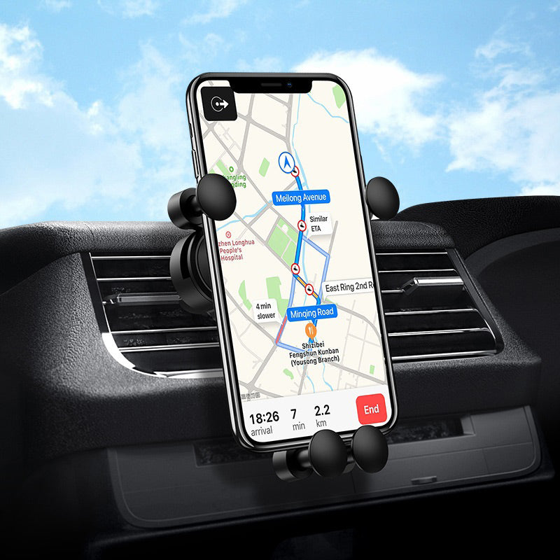 BOROFONE EDDIE AIR OUTLET GRAVITY IN CAR HOLDER-BH19
