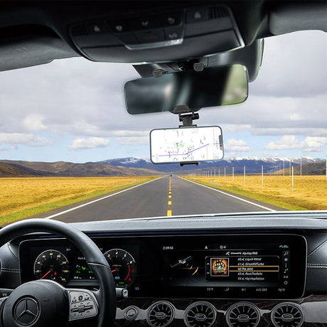 ROLLER REARVIEW MIRROR CAR HOLDER-BH49