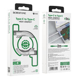 TYPE-C TO TYPE-C HIGH-ENERGY 100W CHARGING DATA CABLE 1M-BX44